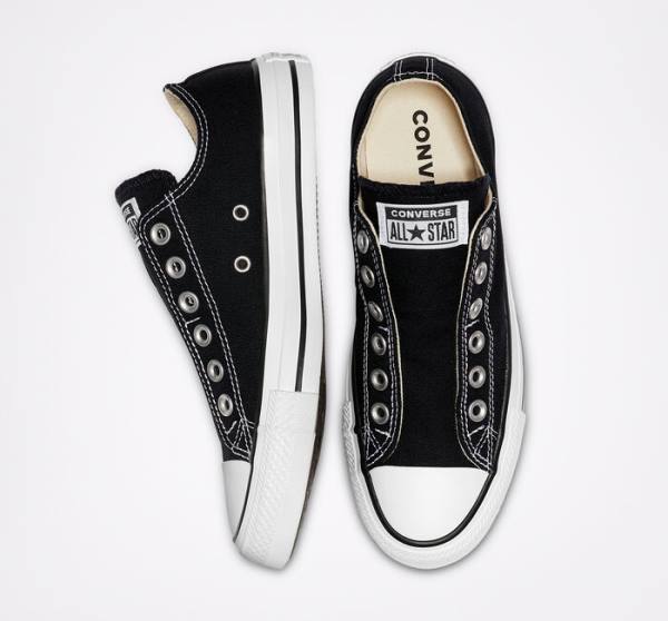 Boty Nízké Converse Chuck Taylor All Star Slip Černé Bílé | CV-251YEZ