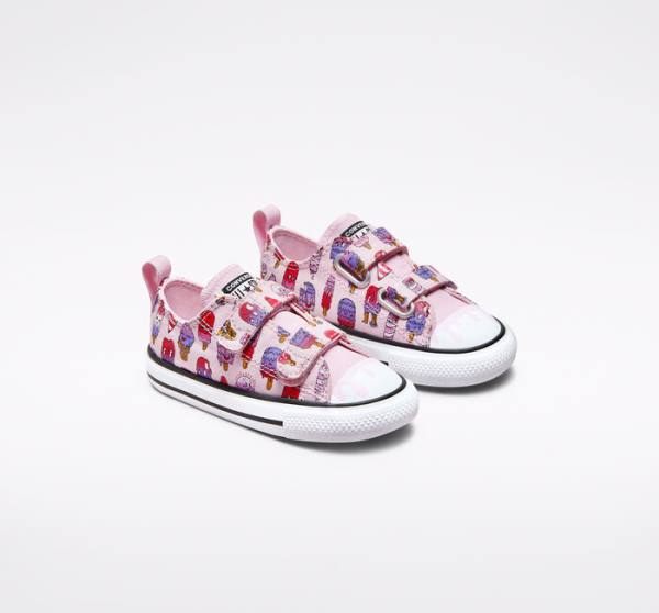 Boty Nízké Converse Chuck Taylor All Star Easy-On Frozen Treats Růžové Růžové | CV-347NRE