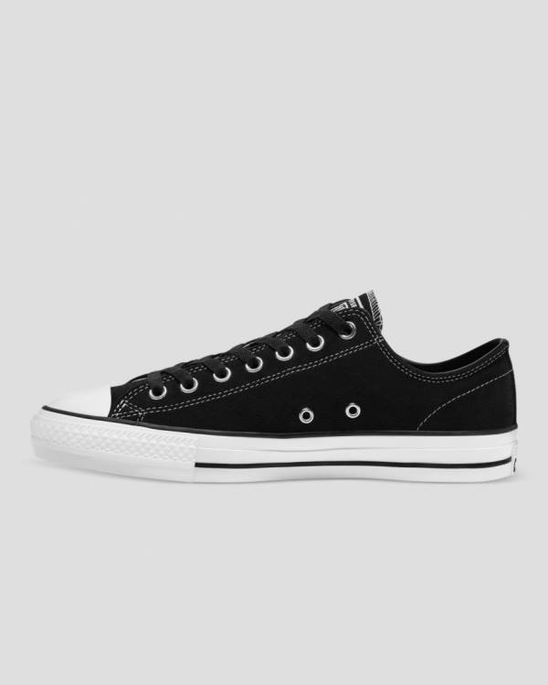 Boty Nízké Converse Chuck Taylor All Star Pro Semišové Černé | CV-367OHZ