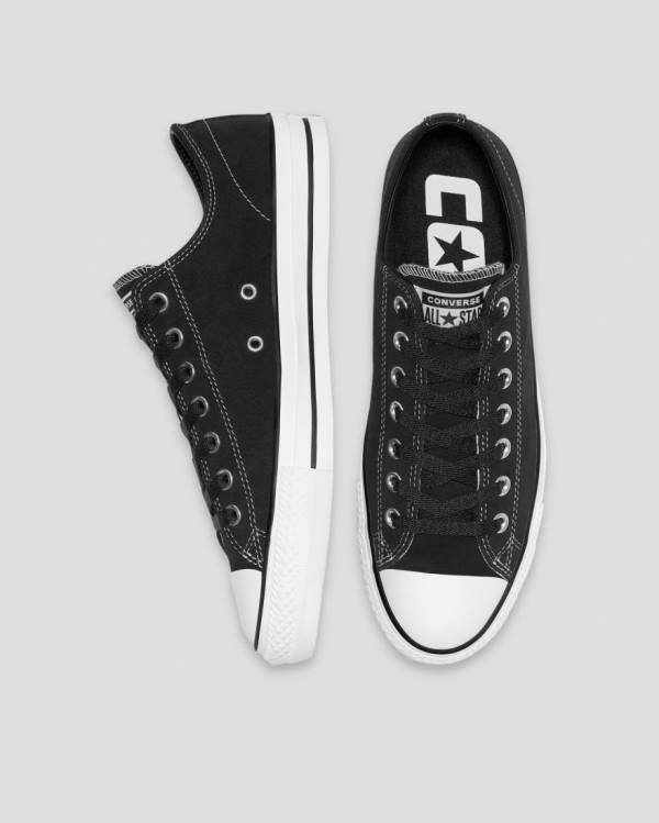 Boty Nízké Converse Chuck Taylor All Star Pro Semišové Černé | CV-367OHZ