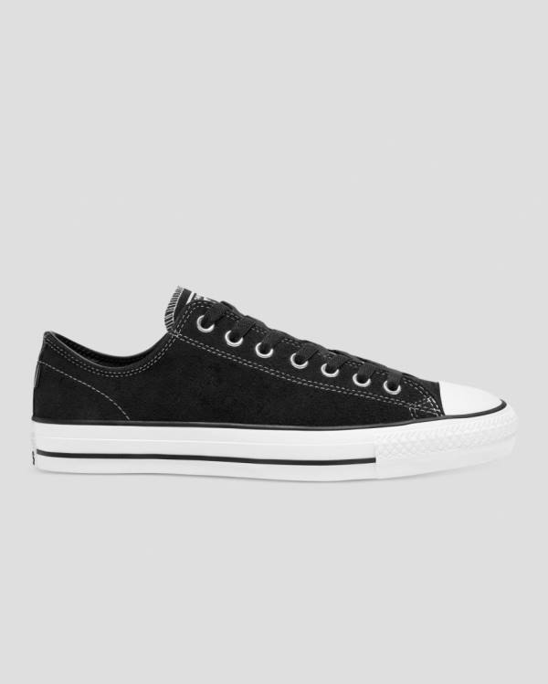 Boty Nízké Converse Chuck Taylor All Star Pro Semišové Černé | CV-367OHZ