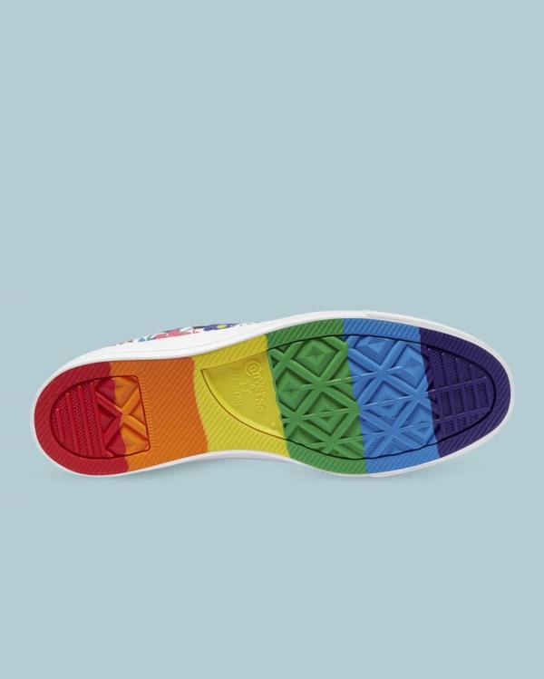 Boty Nízké Converse Chuck Taylor All Star Pride Bílé | CV-368OIV