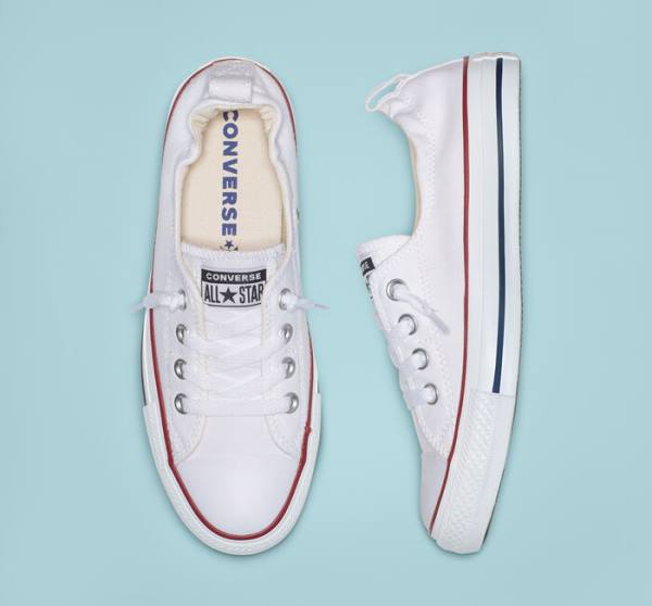 Boty Nízké Converse Chuck Taylor All Star Shoreline White Slip On Bílé | CV-483QBU