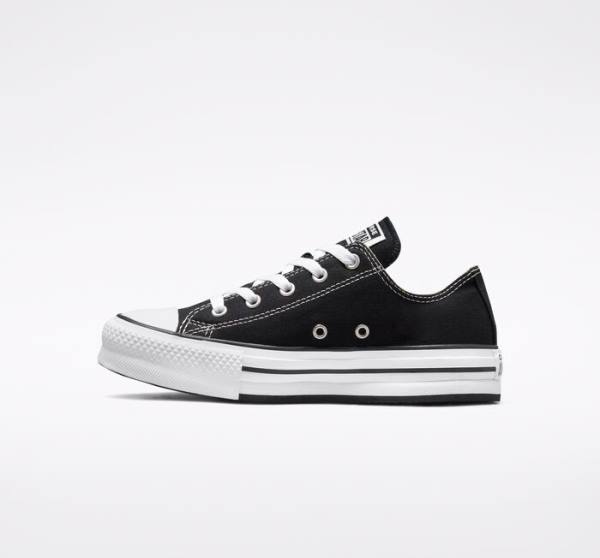 Boty Nízké Converse Chuck Taylor All Star Lift Platformyě Černé Bílé | CV-547ATH