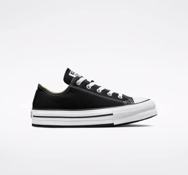 Boty Nízké Converse Chuck Taylor All Star Lift Platformyě Černé Bílé | CV-547ATH