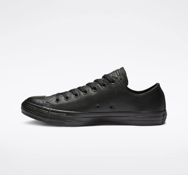 Boty Nízké Converse Chuck Taylor All Star Læder Černé | CV-604JXO