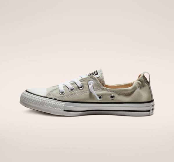 Boty Nízké Converse Chuck Taylor All Star Shoreline Cloud Gray Slip On Šedé | CV-627HVY