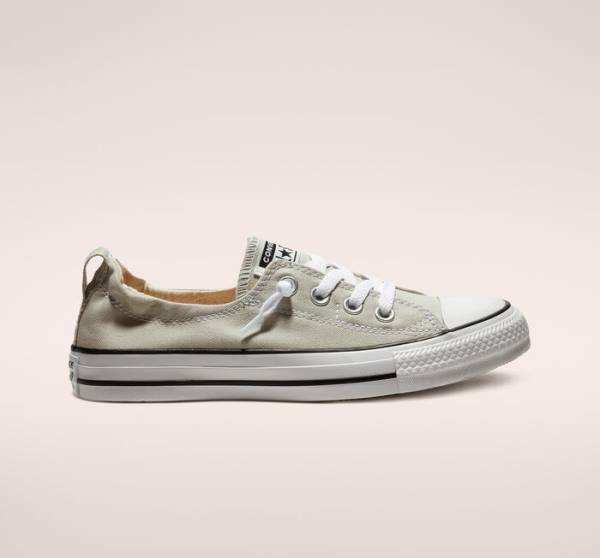 Boty Nízké Converse Chuck Taylor All Star Shoreline Cloud Gray Slip On Šedé | CV-627HVY