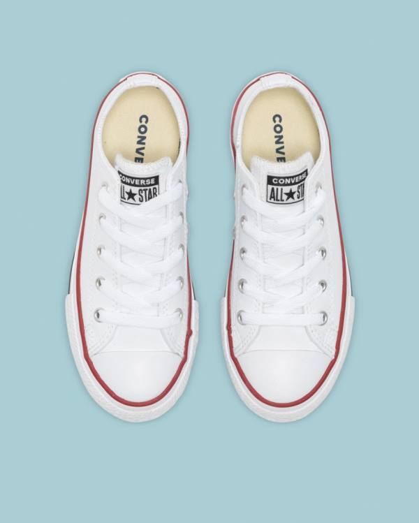 Boty Nízké Converse Chuck Taylor All Star Læder Bílé | CV-723DLI