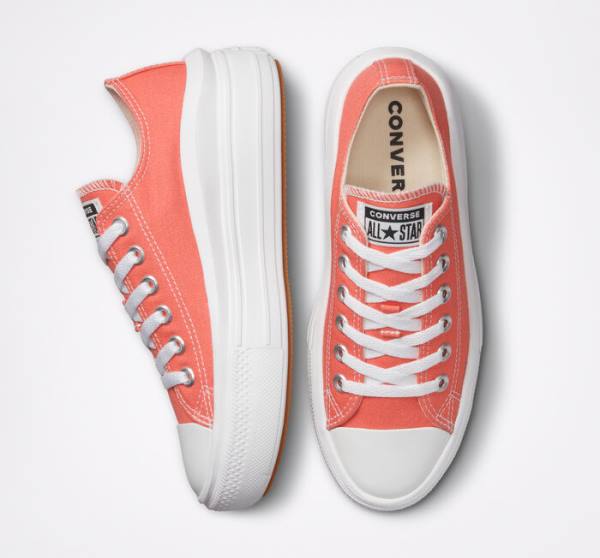 Boty Nízké Converse Chuck Taylor All Star Move Platformyě Seasonal Color Bílé Bílé | CV-795DQO