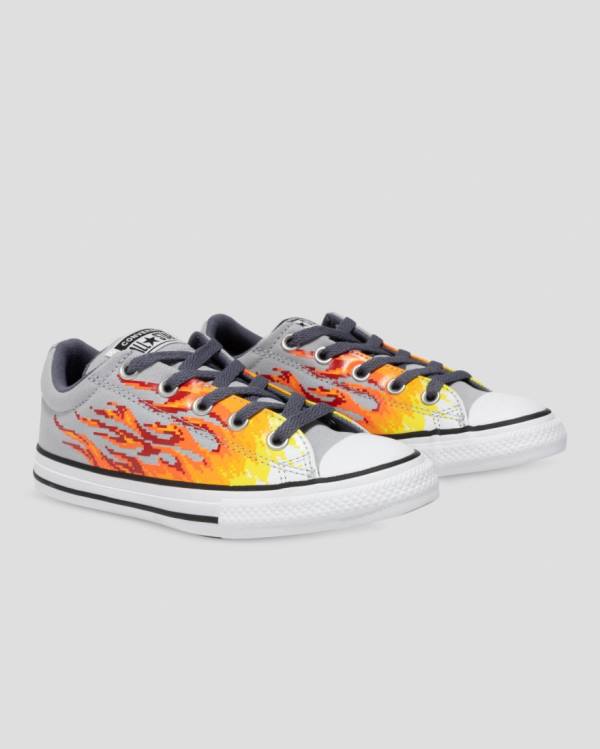 Boty Nízké Converse Chuck Taylor All Star Street Digi Flame Šedé Žluté | CV-965HBX