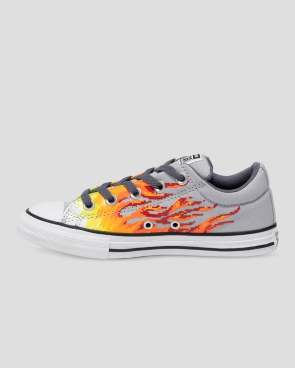 Boty Nízké Converse Chuck Taylor All Star Street Digi Flame Šedé Žluté | CV-965HBX