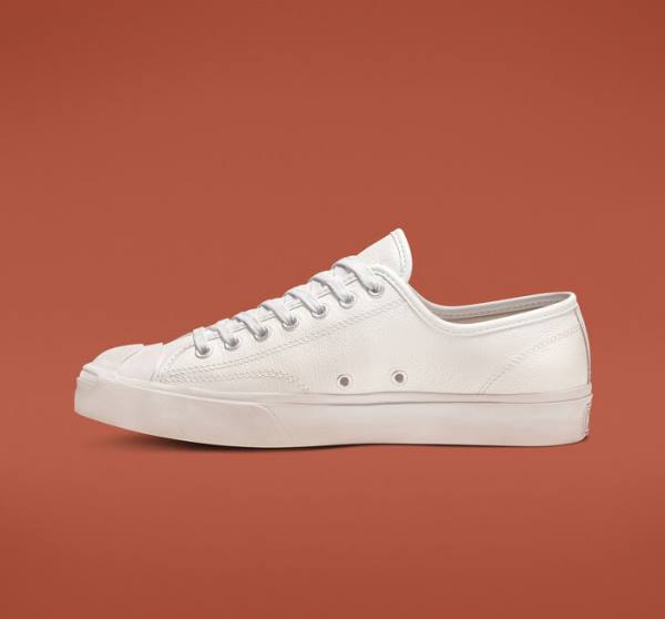 Boty Nízké Converse Jack Purcell Læder Bílé Bílé Bílé | CV-146XDO