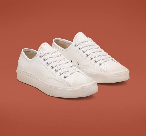 Boty Nízké Converse Jack Purcell Læder Bílé Bílé Bílé | CV-146XDO