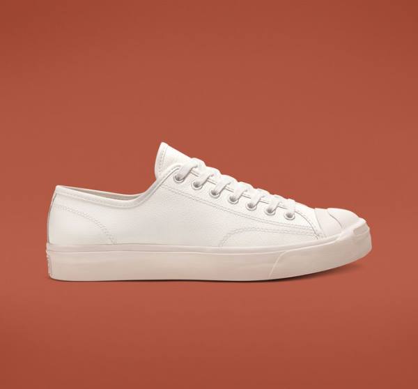 Boty Nízké Converse Jack Purcell Læder Bílé Bílé Bílé | CV-146XDO