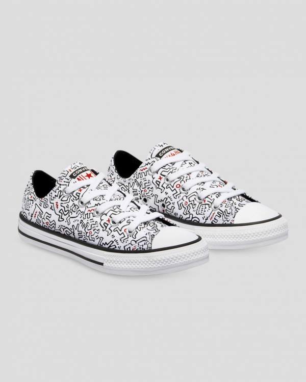 Boty Nízké Converse Keith Haring Chuck Taylor All Star Bílé | CV-625QSJ