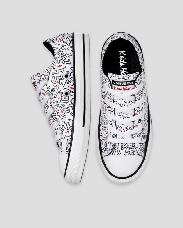 Boty Nízké Converse Keith Haring Chuck Taylor All Star Bílé | CV-625QSJ