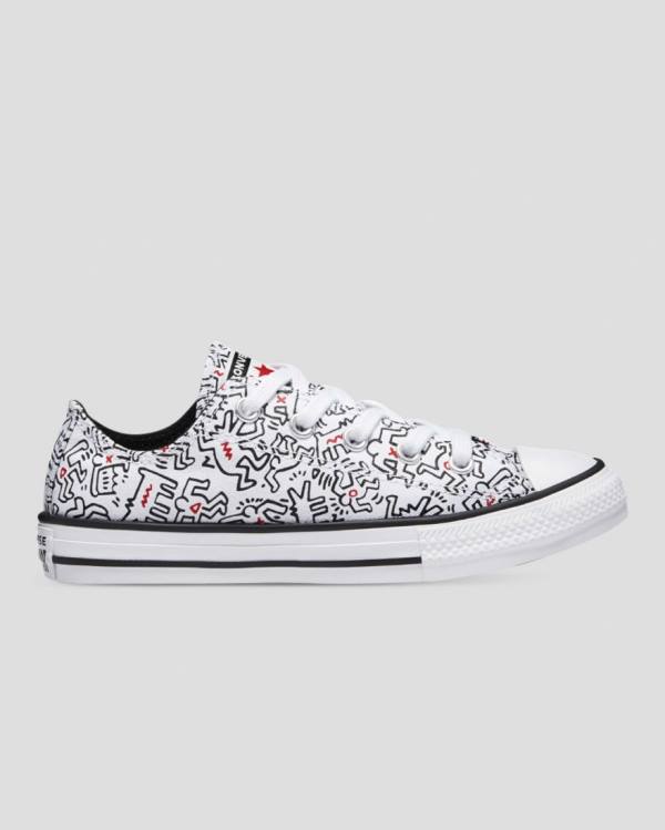 Boty Nízké Converse Keith Haring Chuck Taylor All Star Bílé | CV-625QSJ