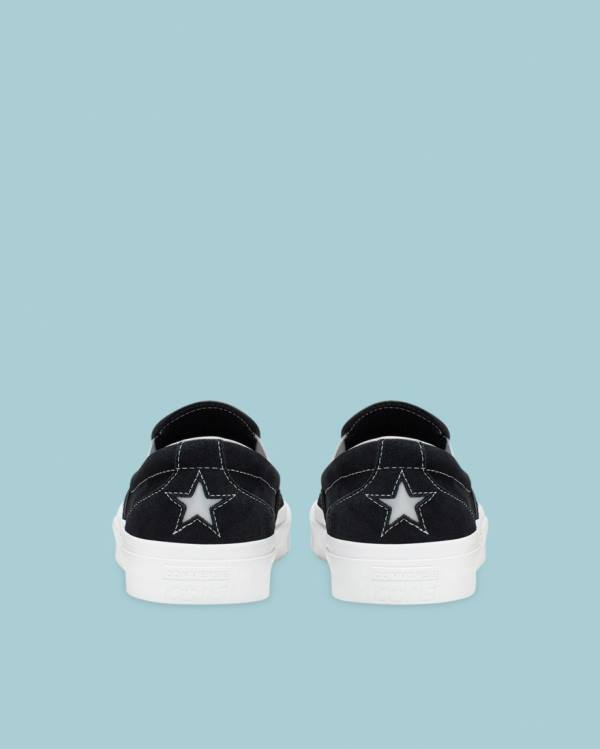 Boty Nízké Converse One Star CC Slip On Černé | CV-435UEO