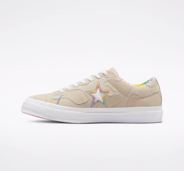 Boty Nízké Converse One Star Pride Červené | CV-281HSA