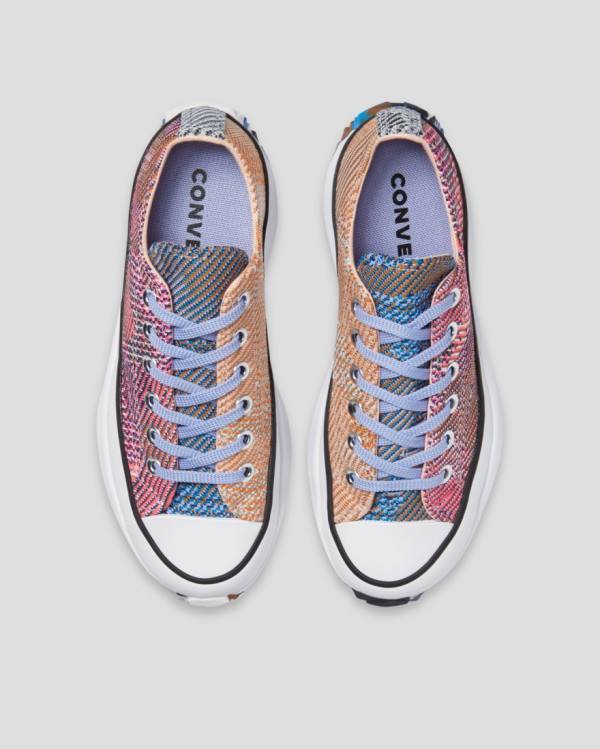 Boty Nízké Converse Run Star Hike Knit Print Oranžové Růžové | CV-267EKP