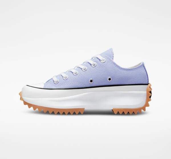 Boty Nízké Converse Run Star Hike Platformyě Seasonal Color Blankyt Bílé Černé | CV-258CPE