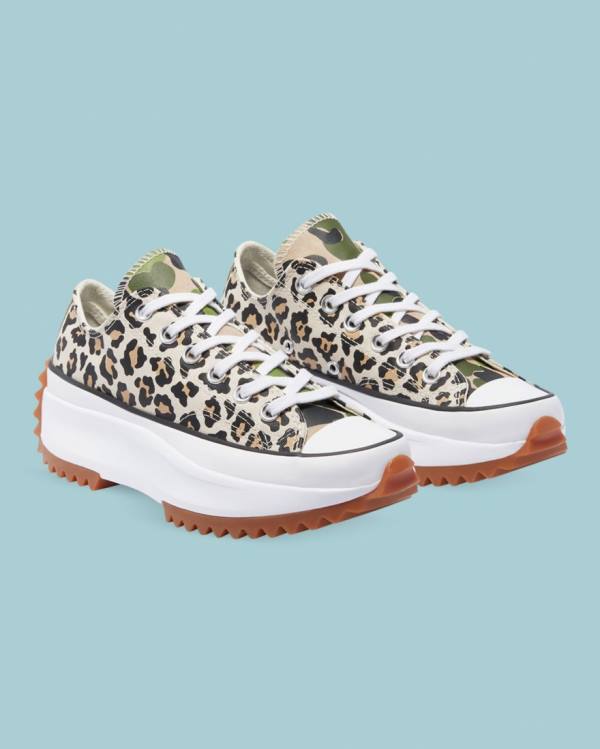 Boty Nízké Converse Run Star Hike Wild Archive Leopard | CV-658DXP