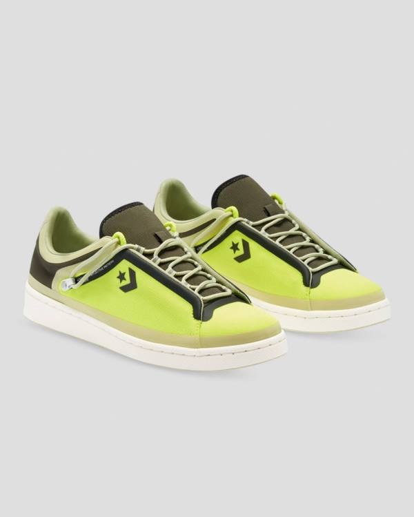 Boty Nízké Converse Seam Tape Pro Læder Zelene | CV-481WQX