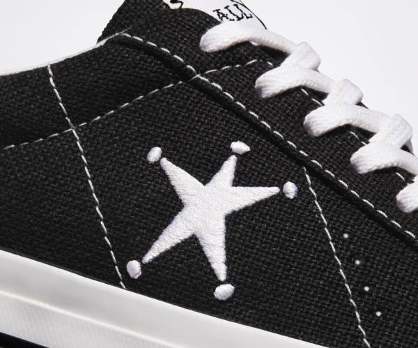 Boty Nízké Converse Stussy One Star Černé Bílé | CV-385RPL