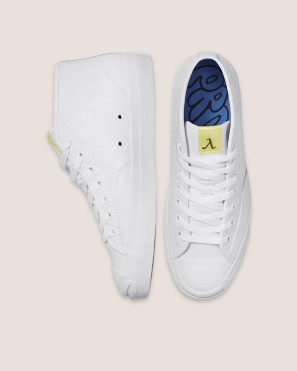 Boty Vysoké Converse Alexis Sablone Pride Jack Purcell Pro Bílé | CV-746IYL