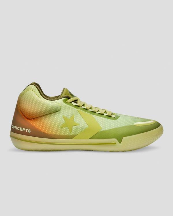 Boty Vysoké Converse All Star Pro BB Evo Concepts Zelene | CV-735JMS