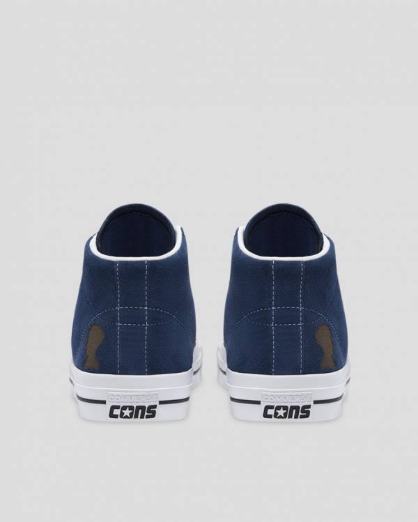 Boty Vysoké Converse CONS One Star Pro Ben Raemers Foundation Blankyt | CV-402YAQ