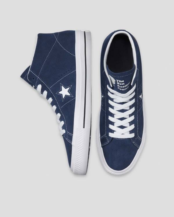 Boty Vysoké Converse CONS One Star Pro Ben Raemers Foundation Blankyt | CV-402YAQ