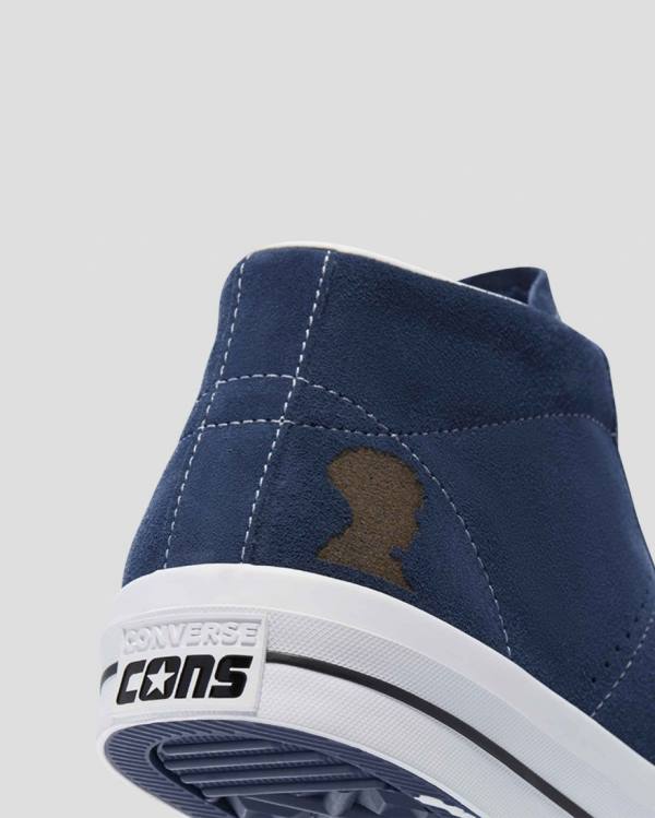 Boty Vysoké Converse CONS One Star Pro Ben Raemers Foundation Blankyt | CV-402YAQ