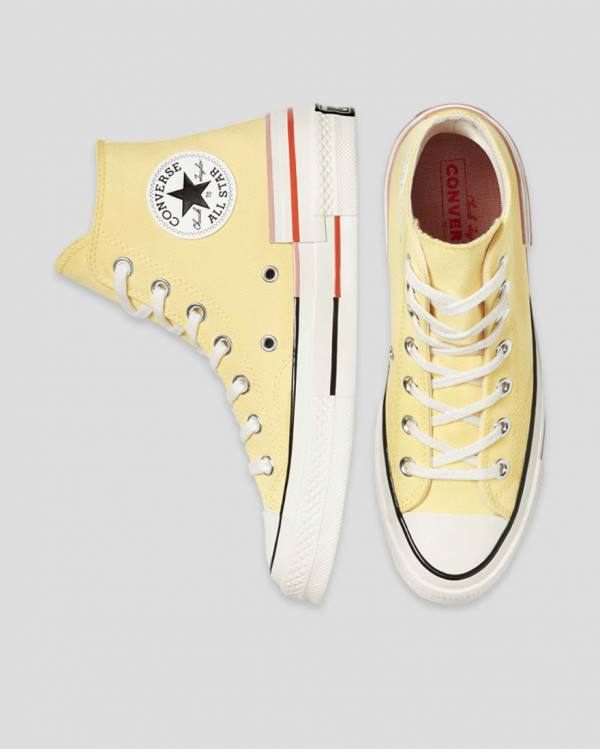 Boty Vysoké Converse Chuck 70 Colour Block Žluté | CV-203QMZ