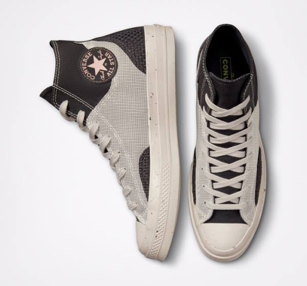 Boty Vysoké Converse Chuck 70 Crafted Platene Hnědé | CV-104FUX