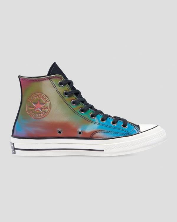 Boty Vysoké Converse Chuck 70 Iridescent Černé | CV-923UGY