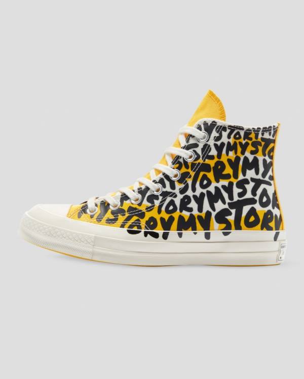 Boty Vysoké Converse Chuck 70 My Story Žluté | CV-879AOI