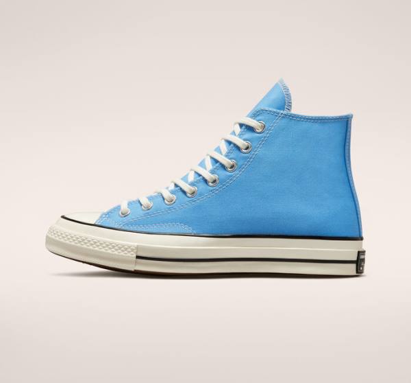 Boty Vysoké Converse Chuck 70 Pastel Polyester Blankyt Černé | CV-876PLW