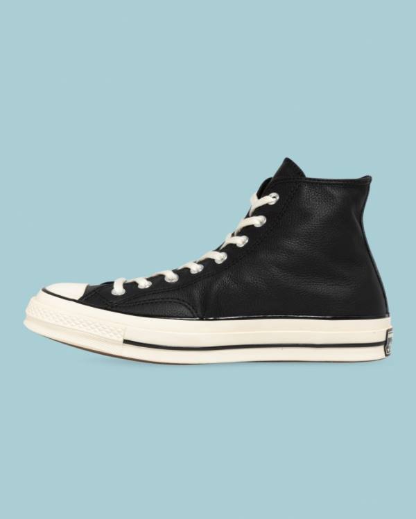 Boty Vysoké Converse Chuck 70 Seasonal Læder Černé | CV-243MJP