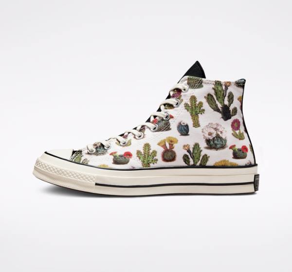 Boty Vysoké Converse Chuck 70 Succulents Černé | CV-123ASG