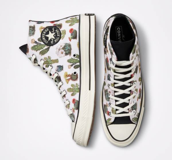 Boty Vysoké Converse Chuck 70 Succulents Černé | CV-123ASG