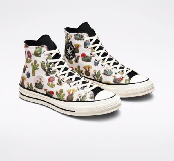 Boty Vysoké Converse Chuck 70 Succulents Černé | CV-123ASG