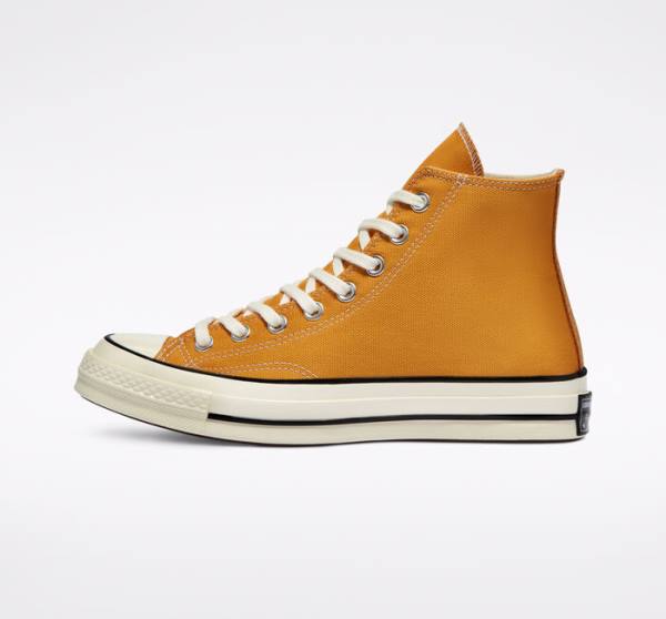 Boty Vysoké Converse Chuck 70 Sunflower Yellow Černé | CV-682WCO