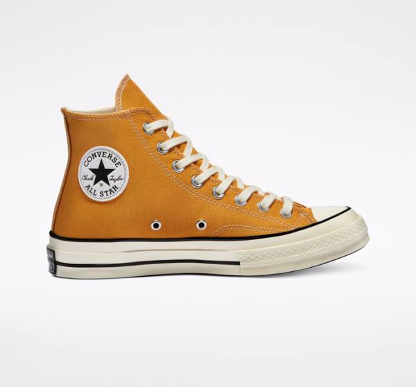 Boty Vysoké Converse Chuck 70 Sunflower Yellow Černé | CV-682WCO