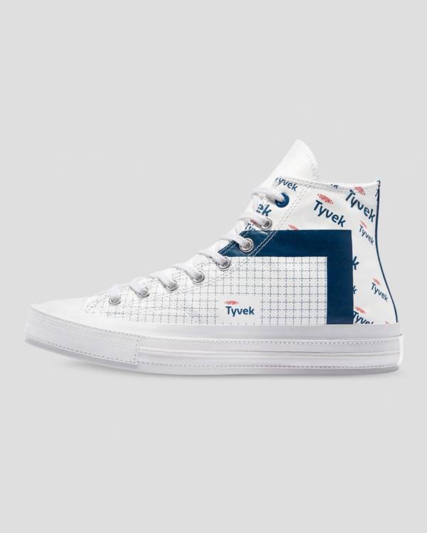 Boty Vysoké Converse Chuck 70 Tyvek Bílé | CV-682ROG