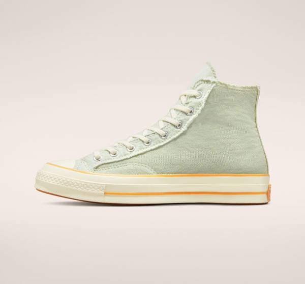 Boty Vysoké Converse Chuck 70 Washed Denim Světle Blankyt Indigo | CV-341YBW