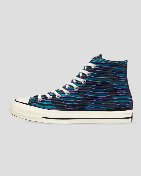 Boty Vysoké Converse Chuck 70 Wavy Knit Blankyt | CV-047ZSH