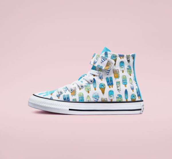 Boty Vysoké Converse Chuck Taylor All Star Easy-On Frozen Treats Bílé Blankyt Světle Zelene | CV-027XDJ