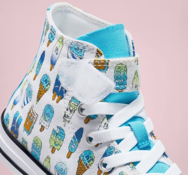 Boty Vysoké Converse Chuck Taylor All Star Easy-On Frozen Treats Bílé Blankyt Světle Zelene | CV-027XDJ